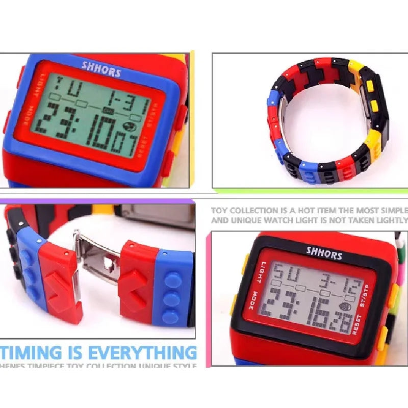 Digital LED Block Sports Watch