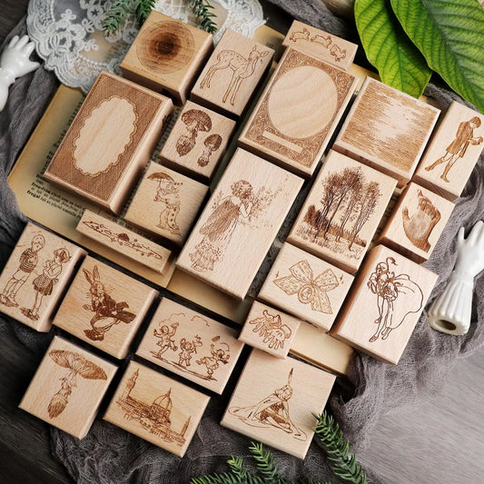 Scrapbook Craft Stamp, Salt Style, Versatile DIY, Light Retro, European and American Style