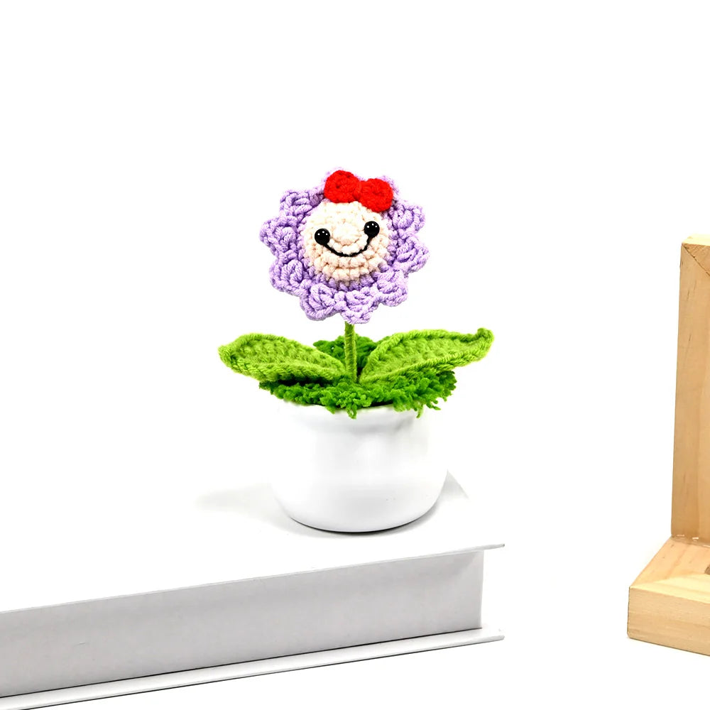 Hand-Crocheted Potted Plants