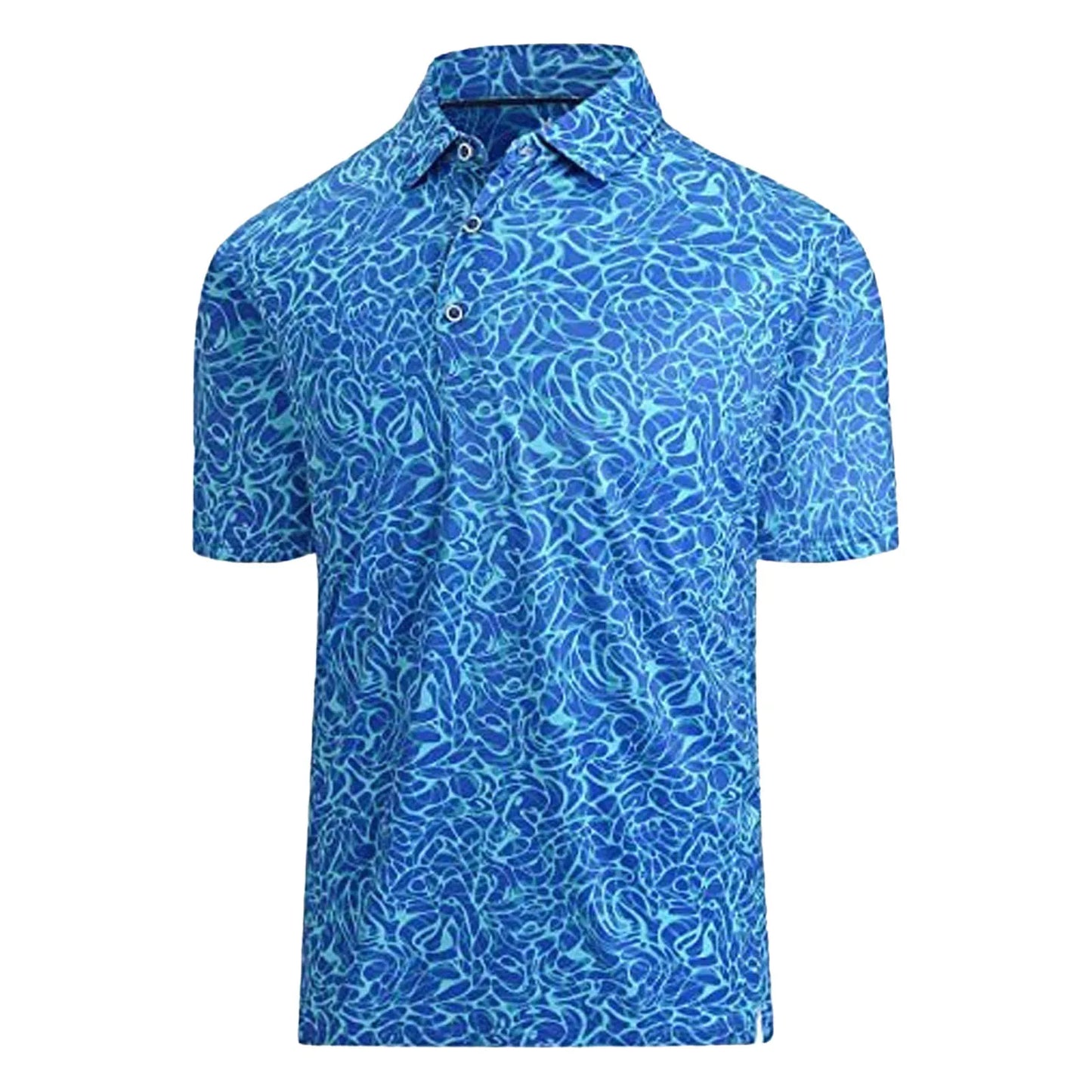 Men's Golf Tennis T-Shirt Moisture-Wicking Short Sleeve Printed Casual Sports Shirt S-6XL