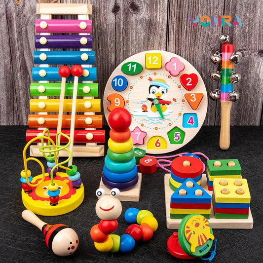 9 in 1 Wooden Montessori Musical Toys