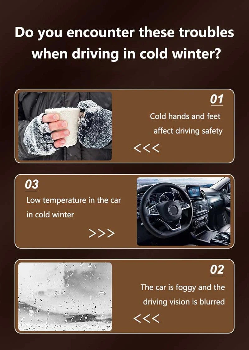 360°rotation 12v/24v Car Heating and Cooling Foldable Stand