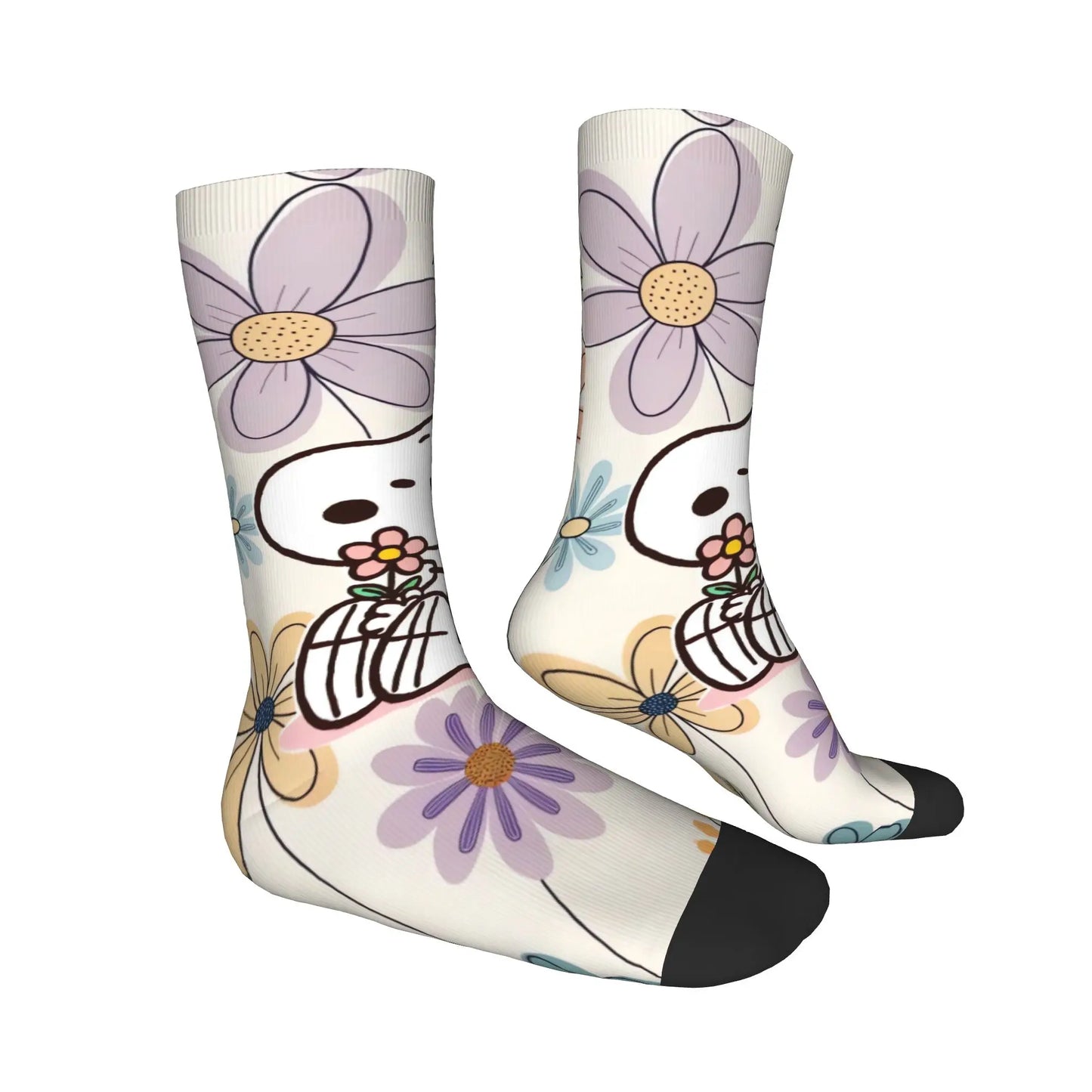 Snoopy Retro Couple Socks – Anti-Skid Design
