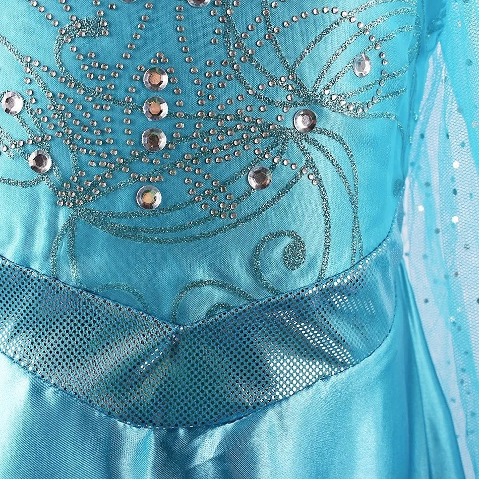 Children’s Carnival Princess Elsa Costume Dress (4+ Years)