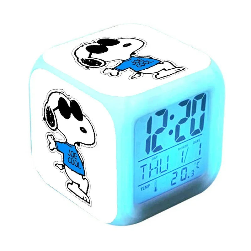 Snoopy LCD Digital Alarm Clock