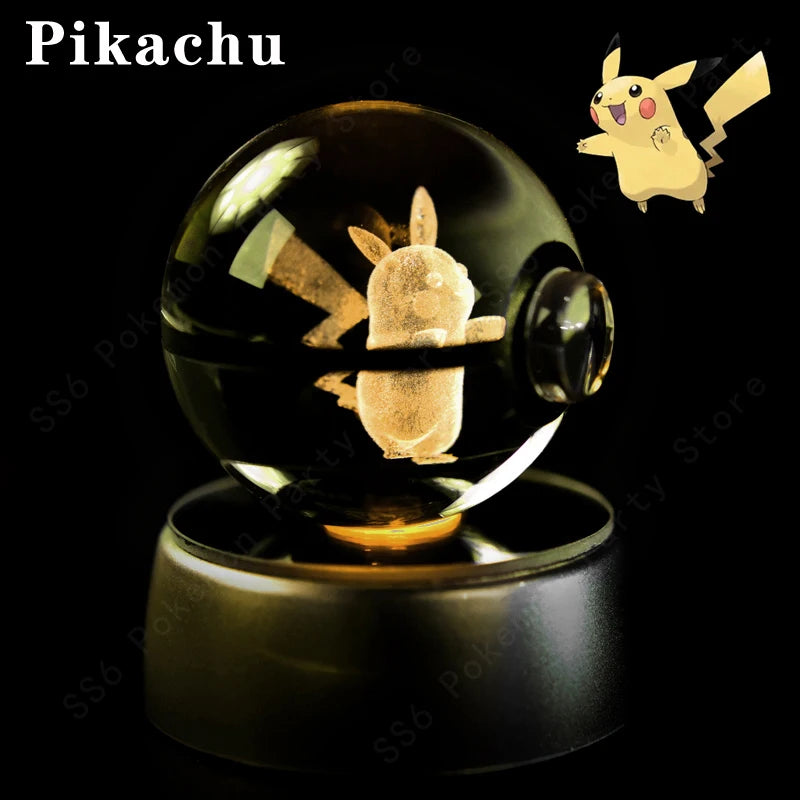 Pokémon Crystal Ball 3D Night Light