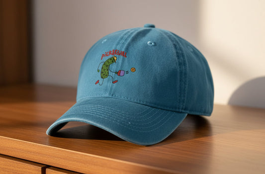 Adjustable Funny Pickleball Baseball Cap
