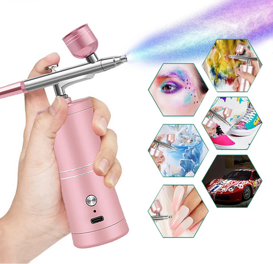 Wireless Electric Airbrush Kit with Compressor