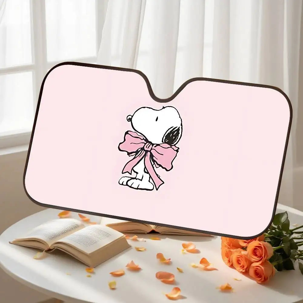Peanuts Car Windshield Sunshade Cover