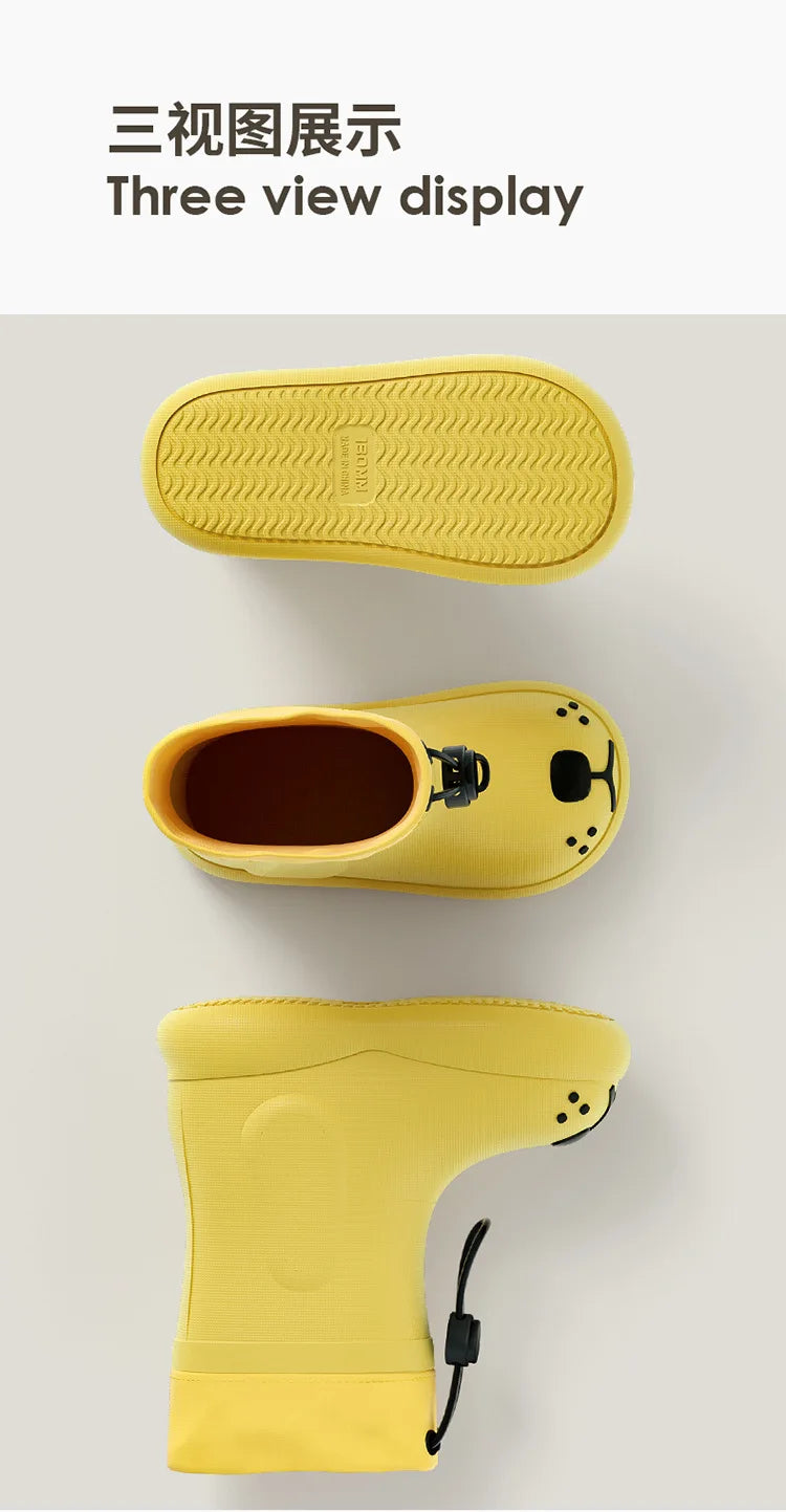 Kids Waterproof Rain Boots
