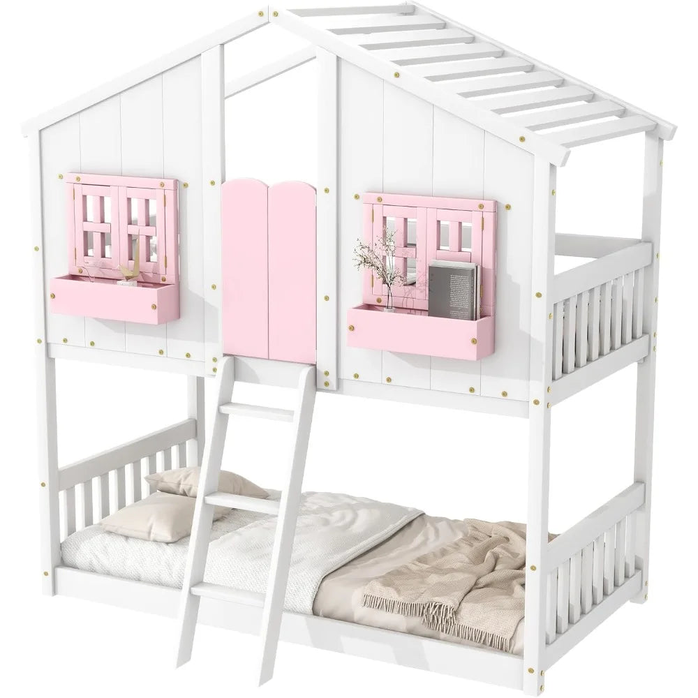 Kid's House Bunk Bed