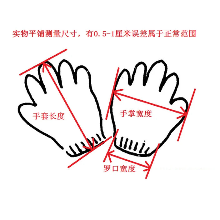 Luminous Gloves Childs Halloween Supplies For Winter Hand Warmer Bone Skull Grimace Mitten Non Slip Horror Hand Keep Warm Gloves