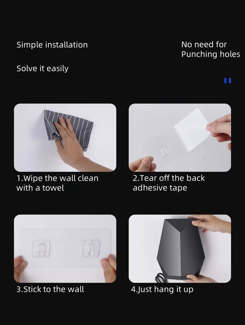 1600W Powerful Hand Dryer, Wall-Mounted Quiet Bathroom Dryer