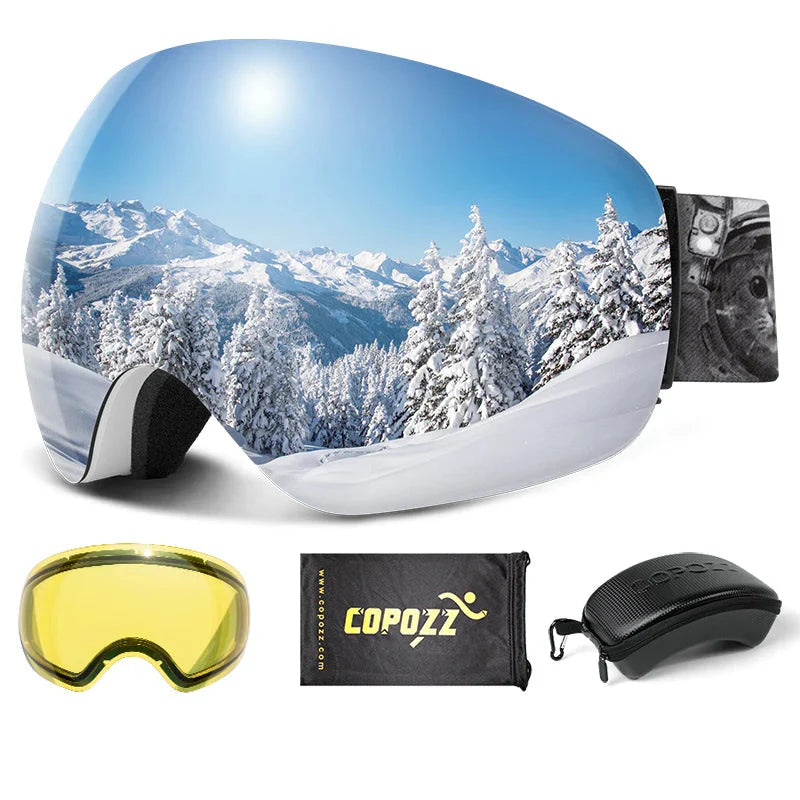 Enhanced Night Vision Frameless Ski Goggles
