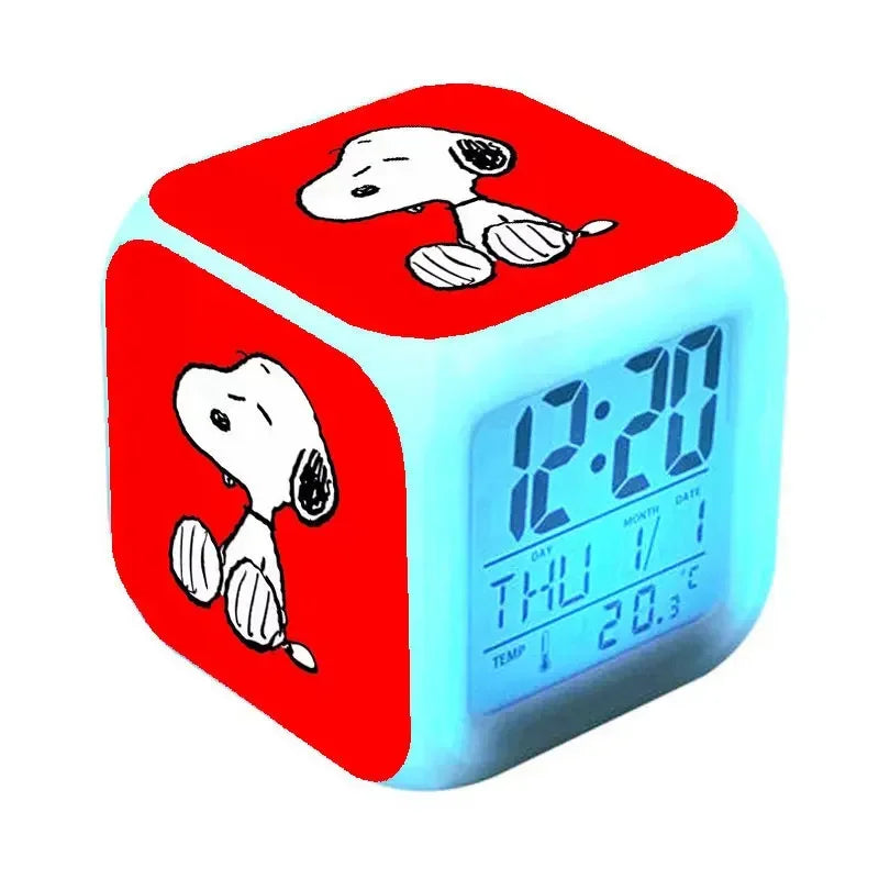 Snoopy LCD Digital Alarm Clock
