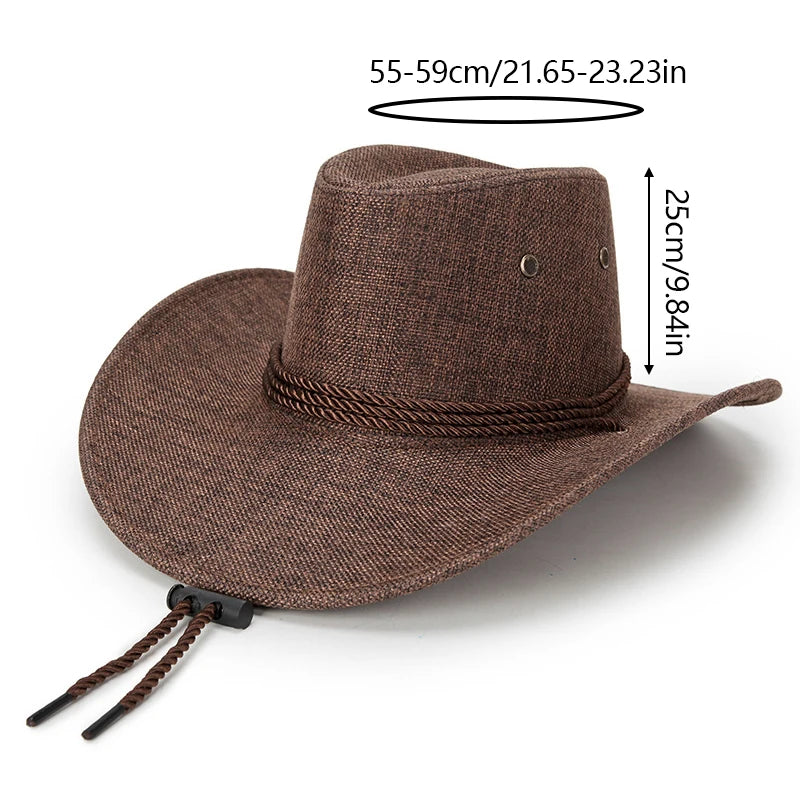 Summer Wide Brim Western Cowboy Hat