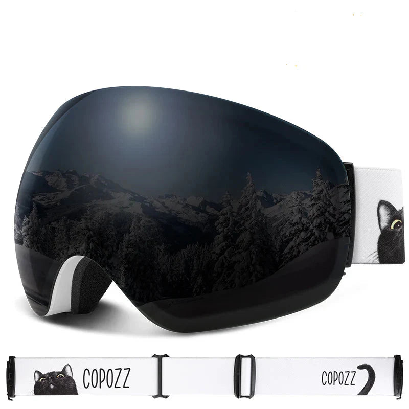 Enhanced Night Vision Frameless Ski Goggles