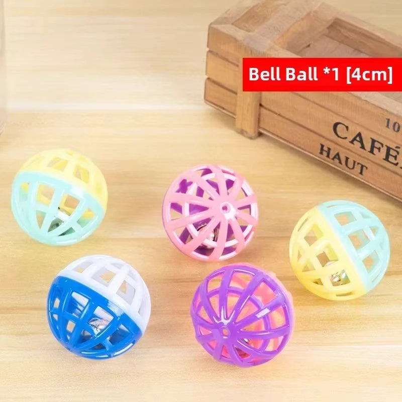 Cat Puzzle Toy with Ball for Indoor Cats