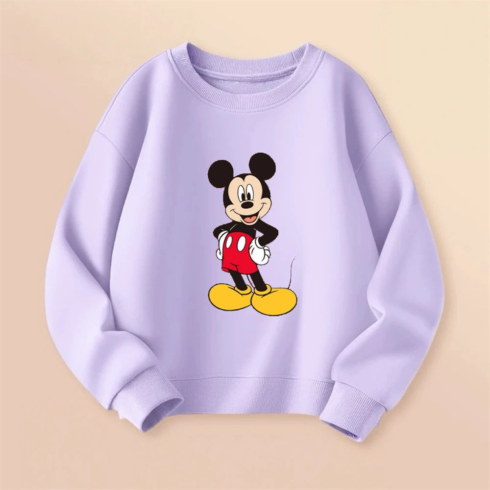 Boys Cute Sweatshirts Red Blue Yellow Tops Long Sleeve Round Neck Pullovers New Design Clothes Baby Printing Hoodie Outer Wear