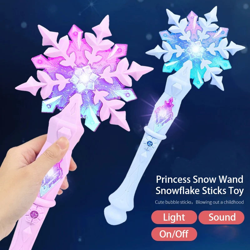 Snowflake Light Sound Sticks Toys