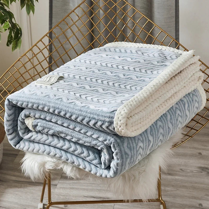 Fleece Flannel Blanket: Single/Queen Size