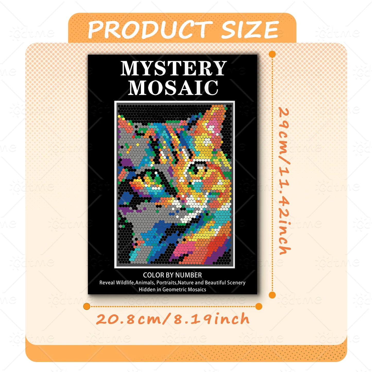  Funny Mystery Mosaics Pixel Art Coloring Book Cats Relaxation Hand Drawn Book Colorful Graffiti Painting Book Cat Lovers