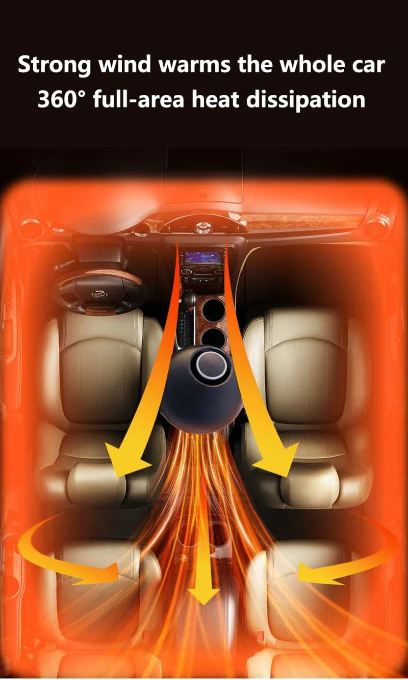 360°rotation 12v/24v Car Heating and Cooling Foldable Stand