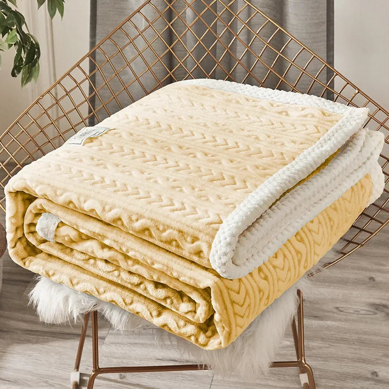 Fleece Flannel Blanket: Single/Queen Size