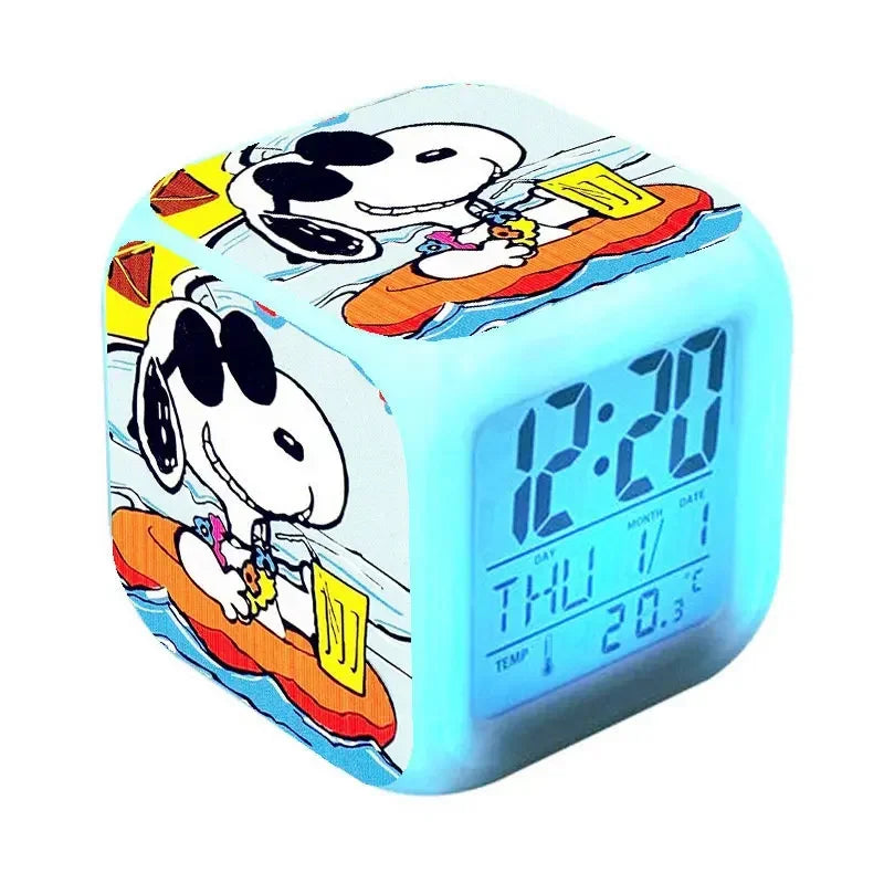 Snoopy LCD Digital Alarm Clock