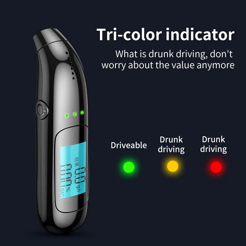 Portable Breathalyzer Professional Breath Alcohol Tester