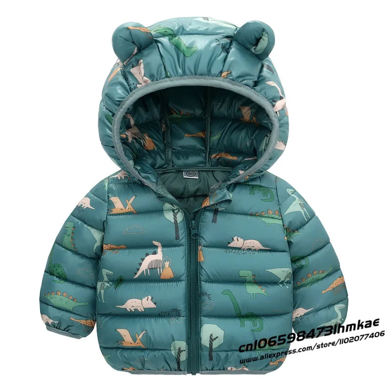 Kids Autumn Winter Jacket for Baby Warm Coat Children Cotton Outerwear Student Outdoor Baby Clothing kids winter jacket