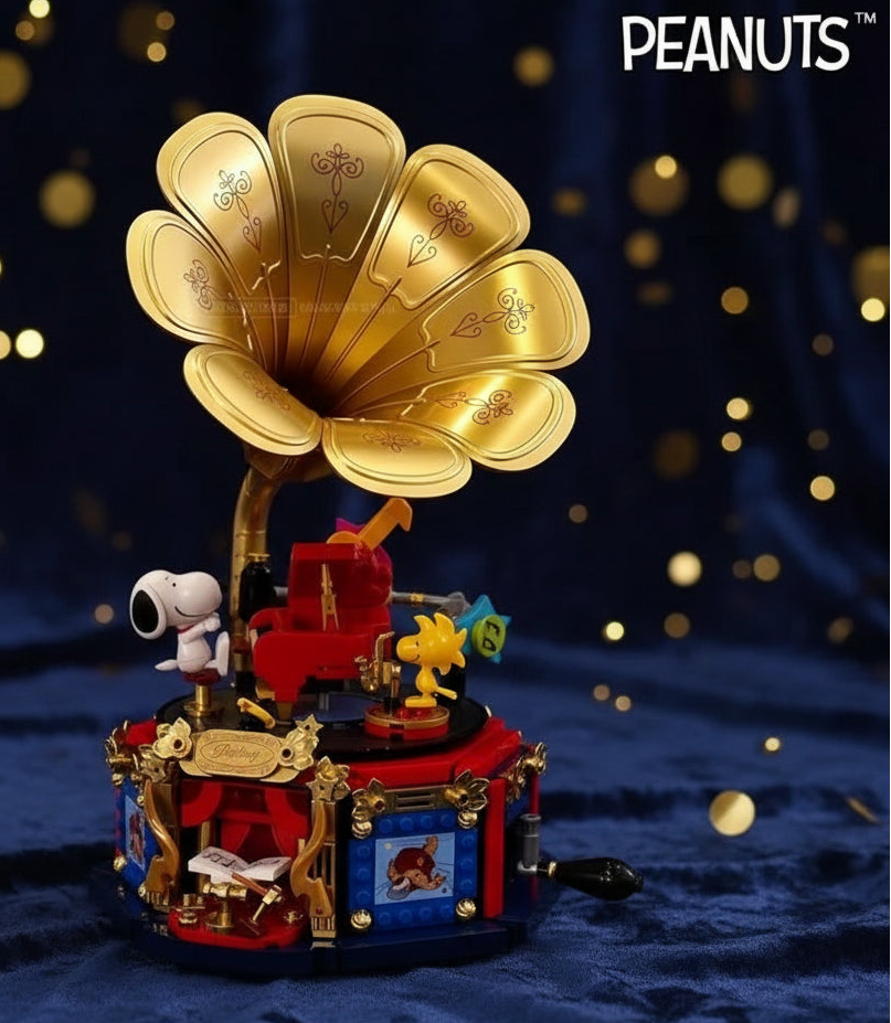 Snoopy Gramophone Building Blocks Set