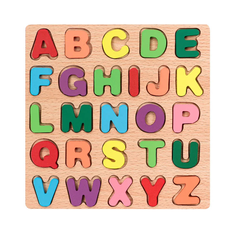 Wooden Puzzles Montessori Educational Learning Toys
