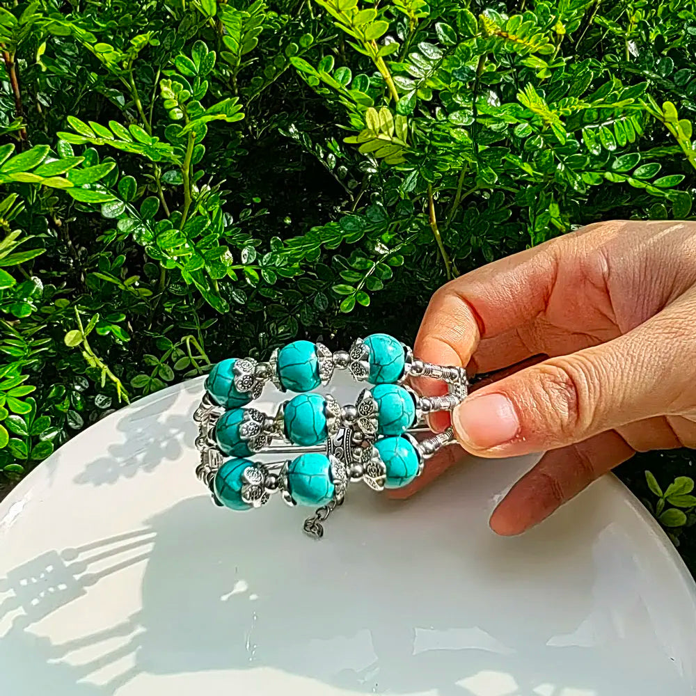 New Ridge Ethnic Style Three Row Bracelet