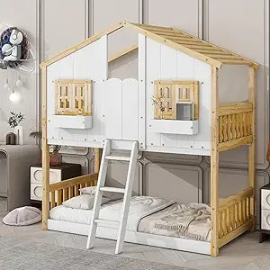 Kid's House Bunk Bed