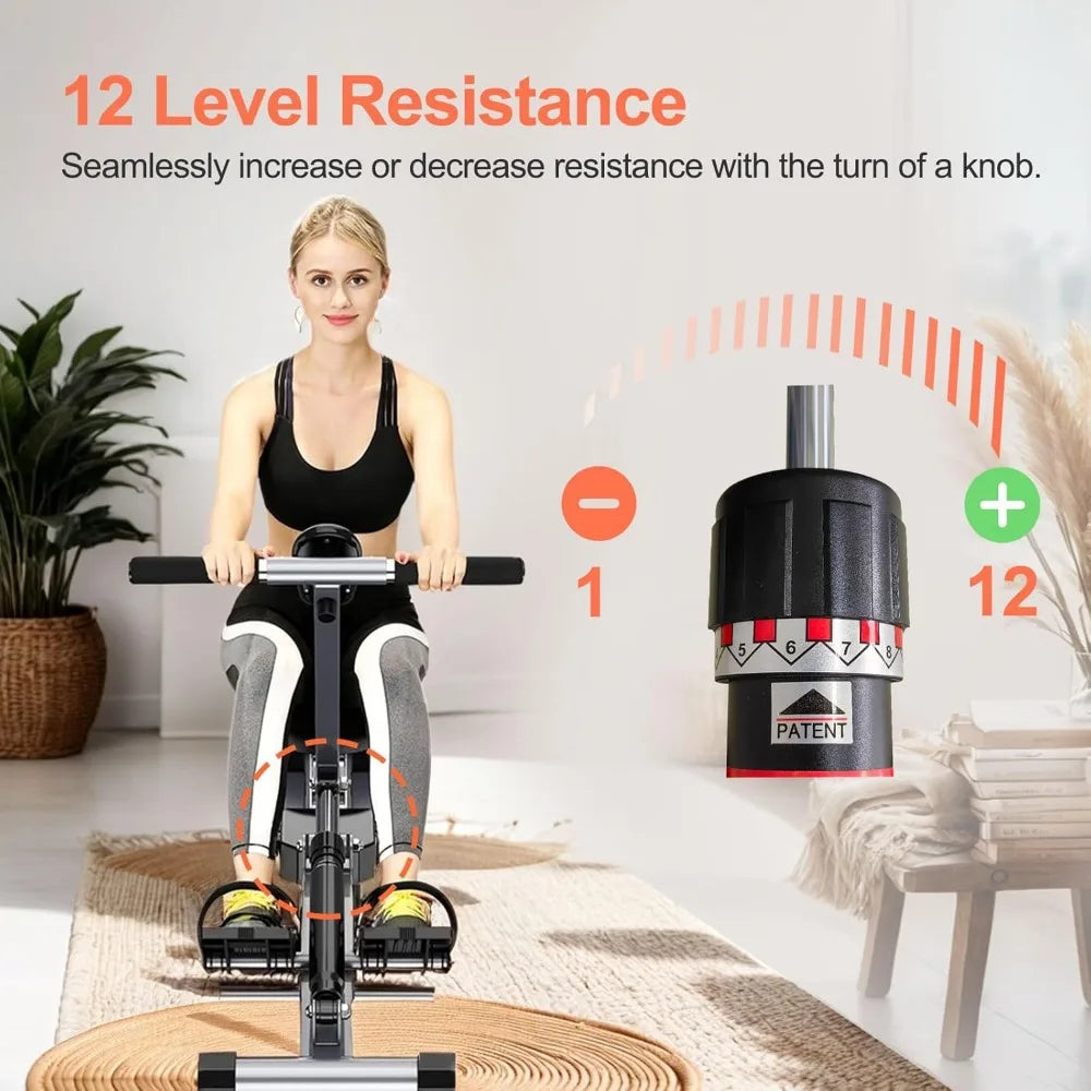 Folding Hydraulic Rowing Machine