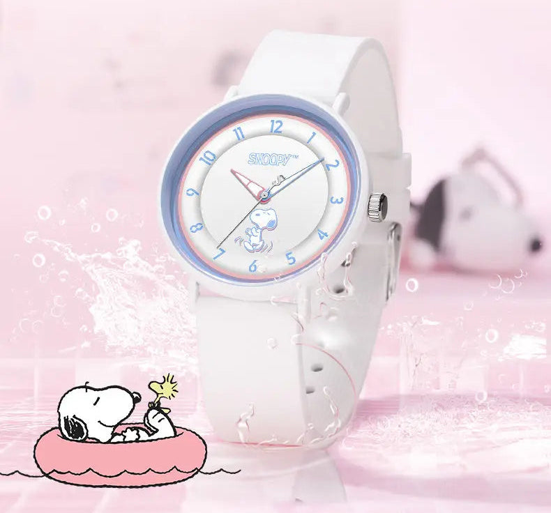 Genuine Snoopy Student Waterproof Quartz Watch