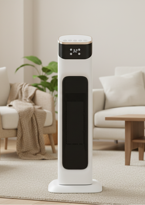 1500W PTC Electric Heater with Adjustable Temperature