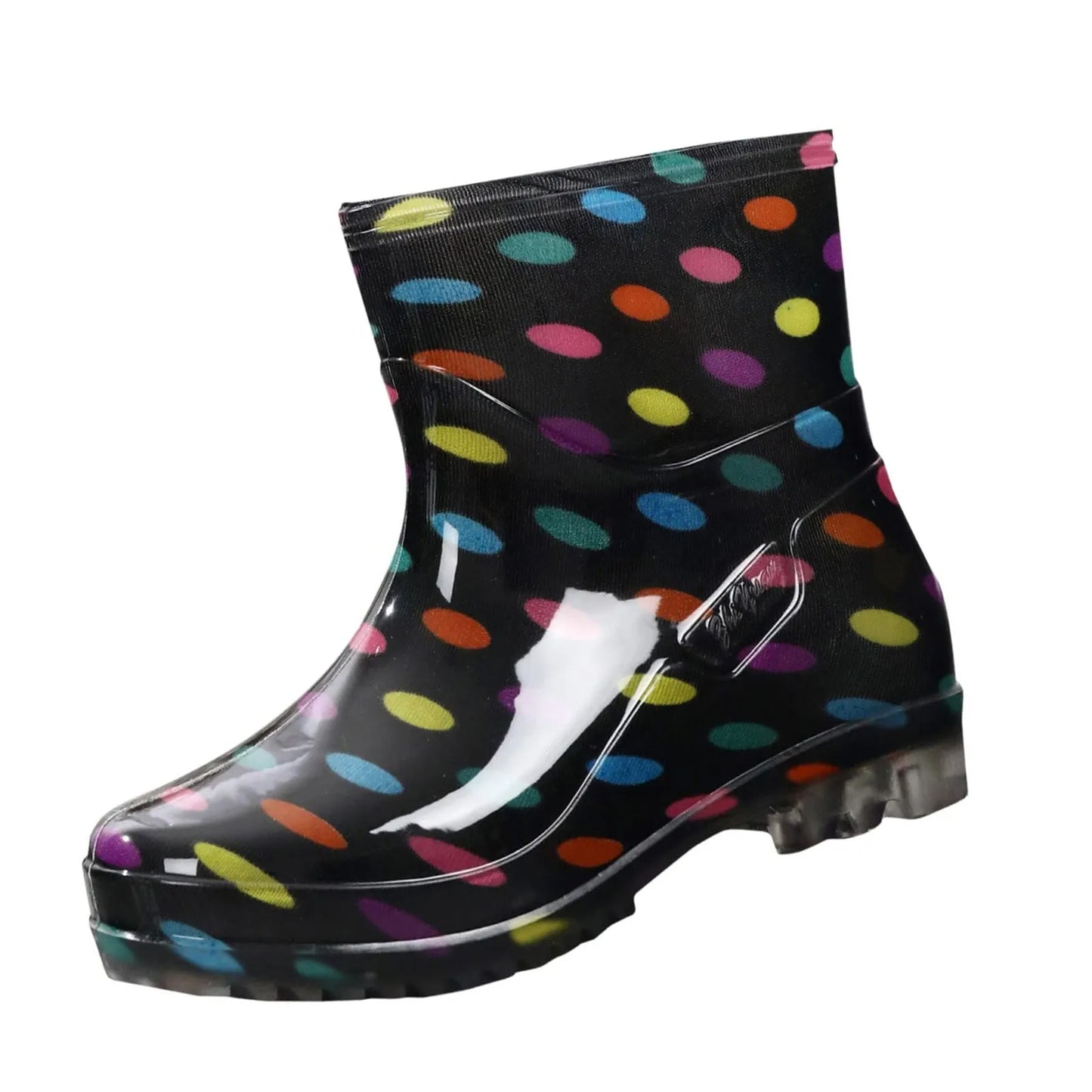 Fashionable Print Rain Boots Adult Women's Waterproof Boots Anti-slip Wear-resistant Shoes Mid-high Boot  Rain Shoes