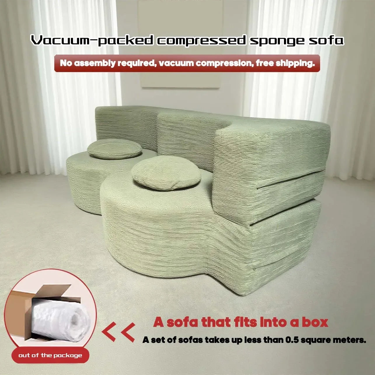 Modular Convertible Sofa Bed