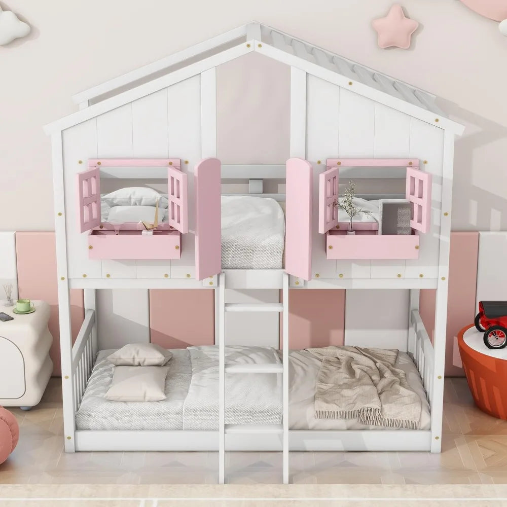 Kid's House Bunk Bed