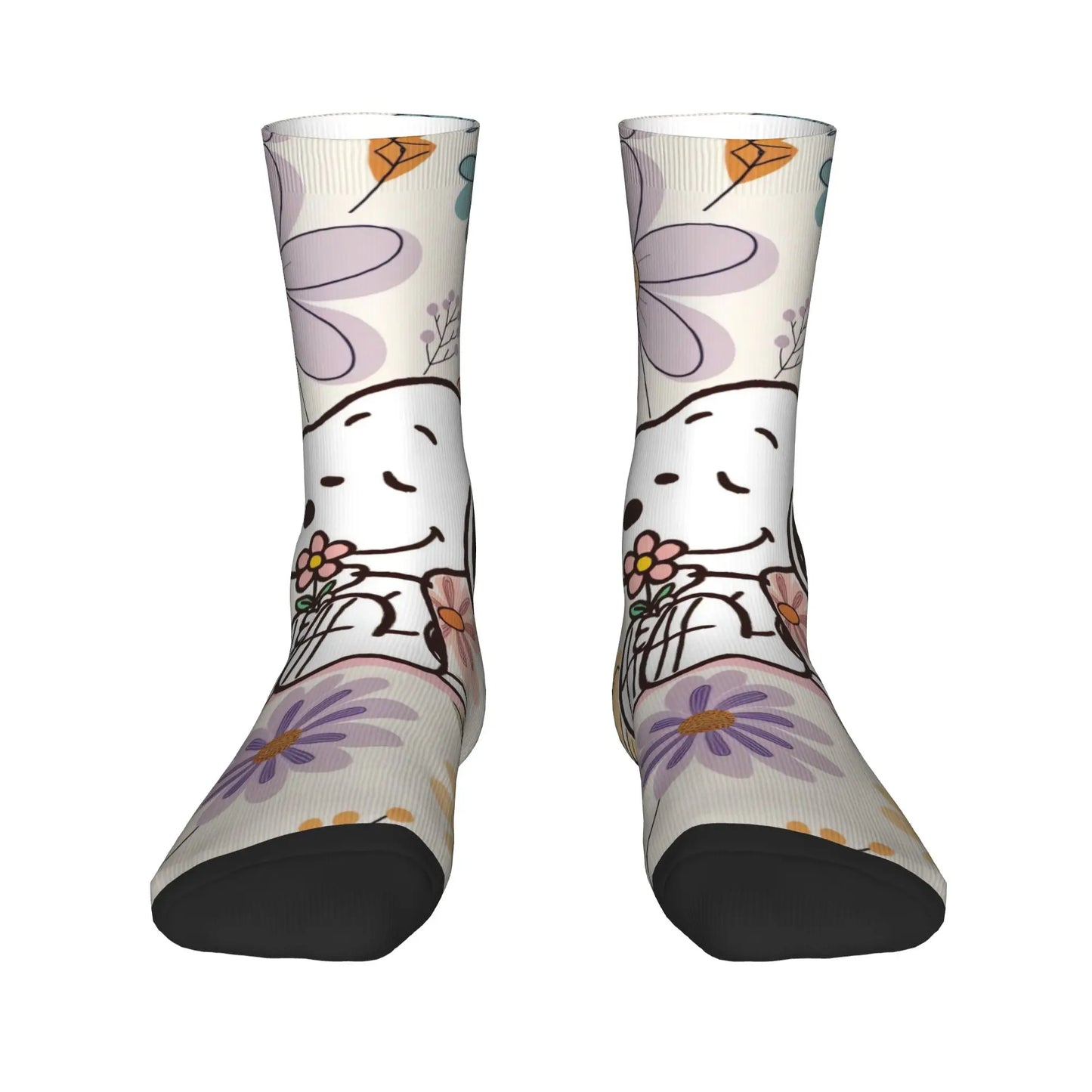 Snoopy Retro Couple Socks – Anti-Skid Design