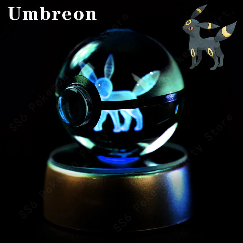 Pokémon Crystal Ball 3D Night Light
