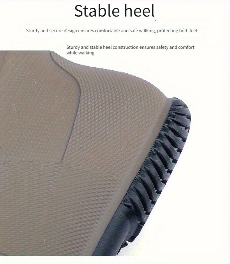 Rain Boots for Men, Fashionable High-Top Rain Boots for Outer Wear, Long-Tube Waterproof and Non-Slip Couple Style Outdoor Fishing Boots