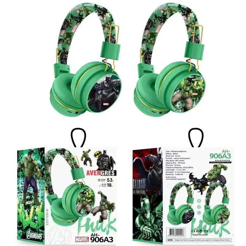 Marvel Spider-Man Bluetooth Headphones – Wireless HiFi Earbuds with Microphone