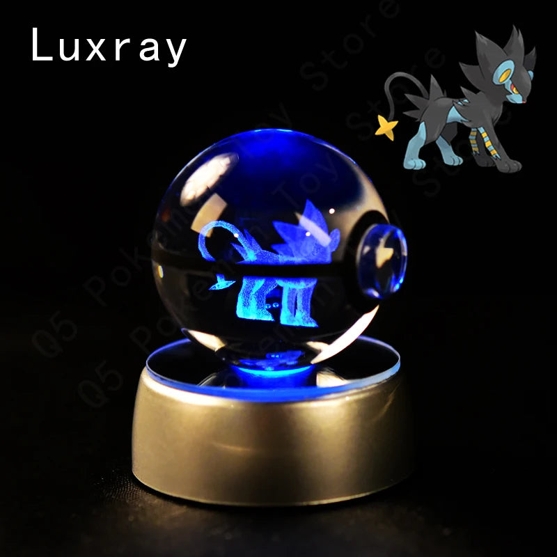 Pokémon Crystal Ball 3D Night Light
