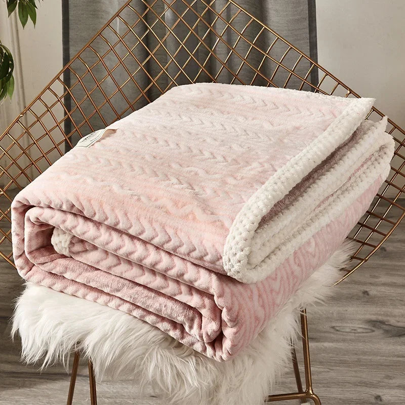 Fleece Flannel Blanket: Single/Queen Size
