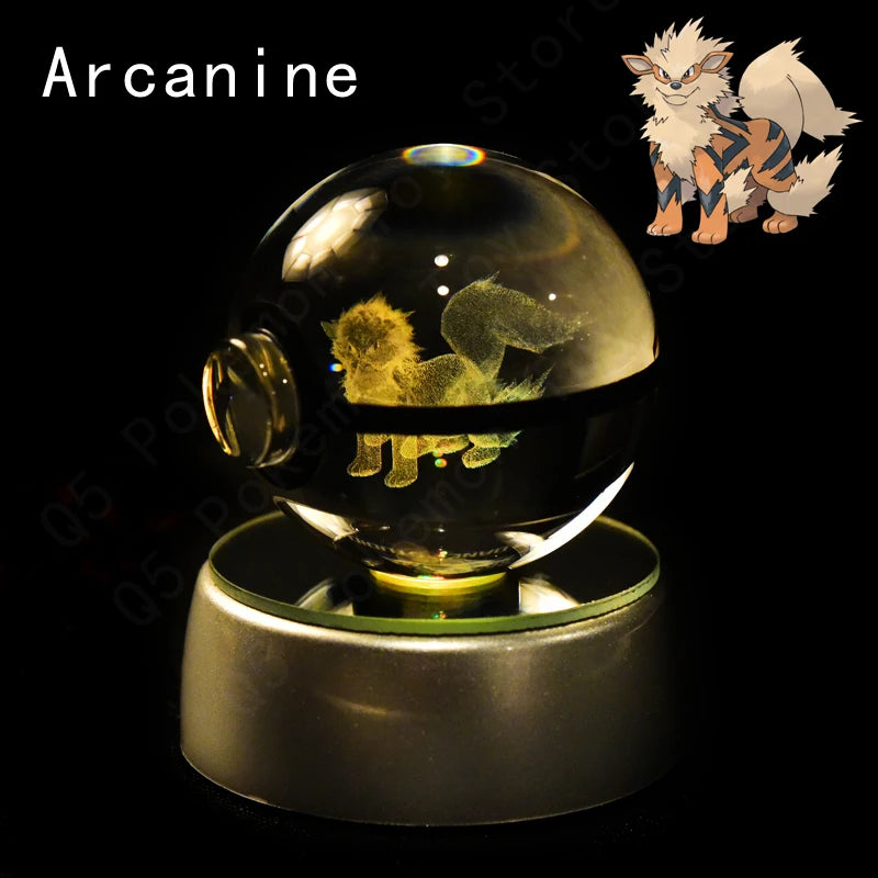 Pokémon Crystal Ball 3D Night Light