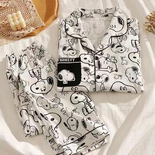 Snoopy Cartoon Pajama Set