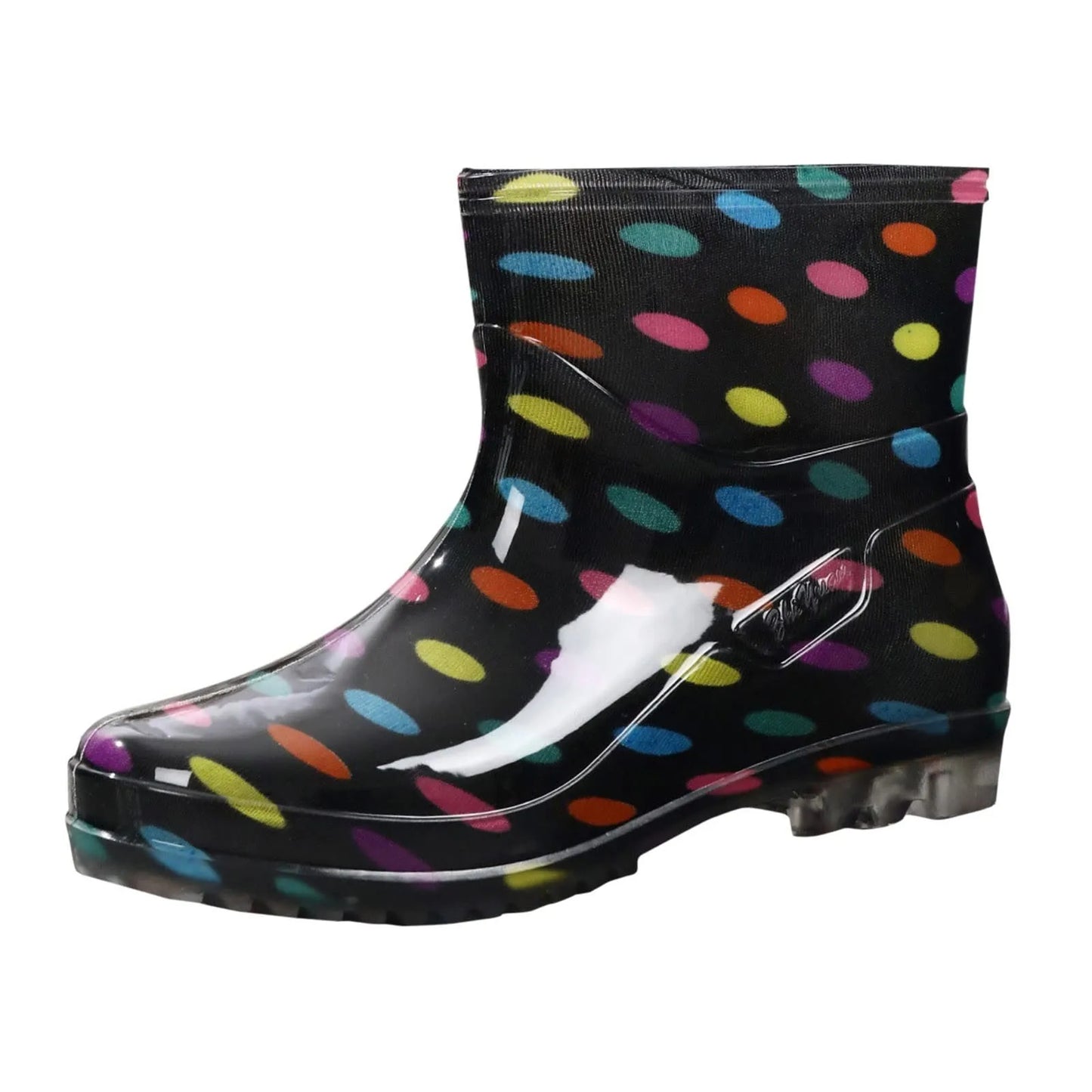 Fashionable Print Rain Boots Adult Women's Waterproof Boots Anti-slip Wear-resistant Shoes Mid-high Boot  Rain Shoes